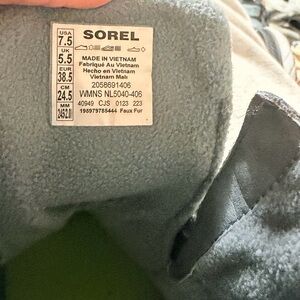 Sorel Gray Faux Fur Lined Women's Boot
